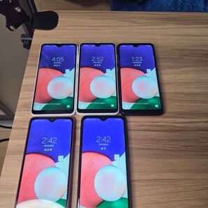 Galaxy A22 SC-56B 5台セット 中古 SIMロックなし ネットワーク利用制限なし バッテリー良好