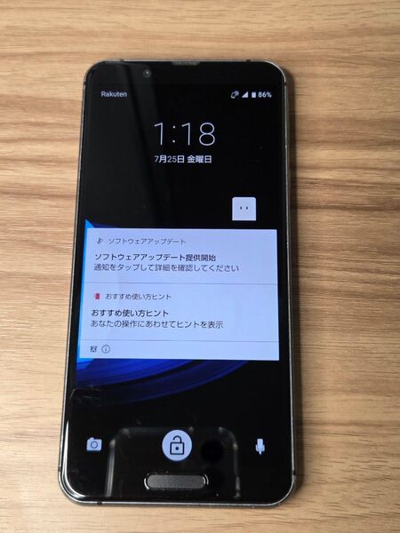 SHARP AQUOS sense3 SH-02M SIMロック解除済み ネットワーク利用制限なし バッテリー良好 ブラック