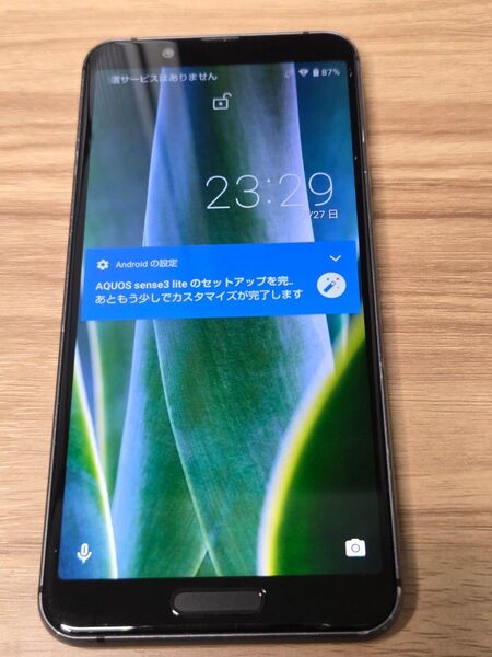 SHARP AQUOS sense3 Lite SH-RM12 SIMフリー ネットワーク利用制限なし バッテリー良好表示