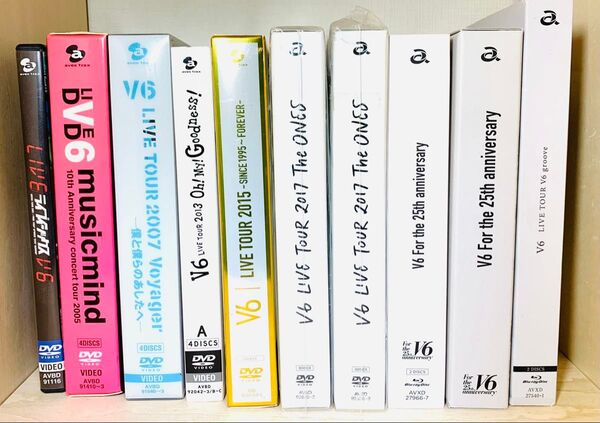 V6 ライブ DVD & Blu-ray まとめ売り セット 初回限定盤