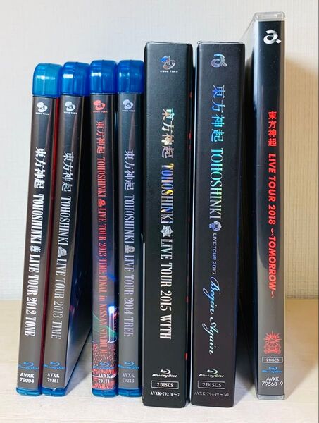 東方神起 ライブ Blu-ray 7枚セット 2012~2018 初回限定版 (2人編成)