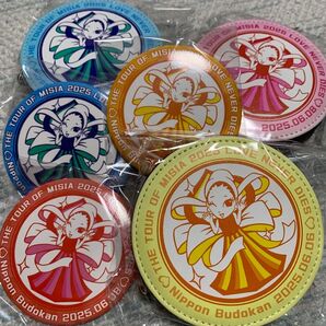 MISIA 2025日本武道館ライブ限定ポーチ・缶バッジコンプリート