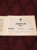 JAGUAR XJ6L SERIES2 ジャガーXJ6L シリーズ２　取扱説明書　貴重品_画像3