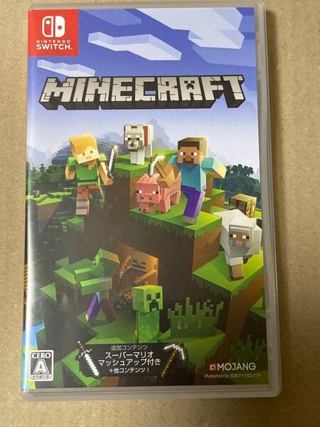 Switch マインクラフト Minecraft中古ソフト汚れあり 起動OK