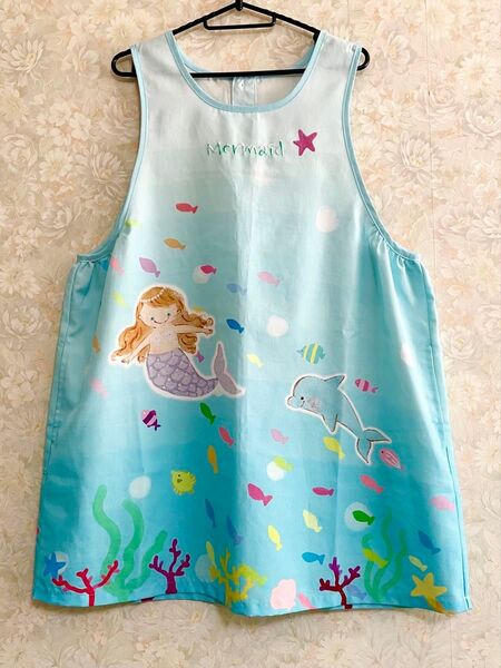 保育士 エプロン 学研 人魚 マーメイド