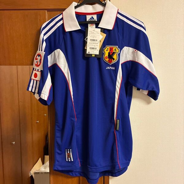 タグ付き・選手用) 2000年 日本代表ホーム Asia cupワッペン付
