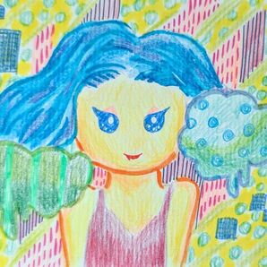 手描きイラスト「雨降らせちゃおうかな」