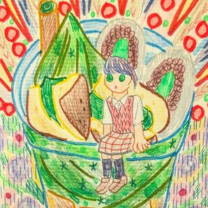 手描きイラスト「寄り道」