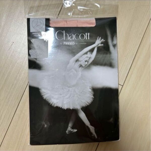 Chacott ジュニアタイツ(穴あき)S〜M(95〜130)ロイヤルピンク