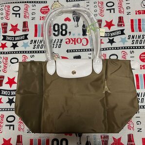ロンシャン LONGCHAMP トートバッグエッフェル塔刺繍Mサイズ
