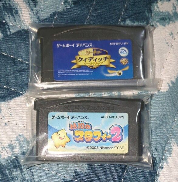 ゲームボーイアドバンス ソフト GBA 伝説のスタフィー ハリーポッター クィディッチ