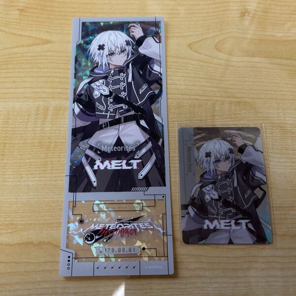 めておら 武道館 グッズ ランダム クリアホロチケ コレカ メルトダテンシ メルト FIRST 1MPACT- ver.