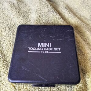 「MINITOOLING CASE SETTC-81」箱サイズ…約12cm×12cm×4cm