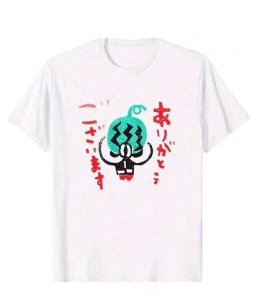 おもしろ★Tシャツ【ありがとうございます】新品(Lサイズ)
