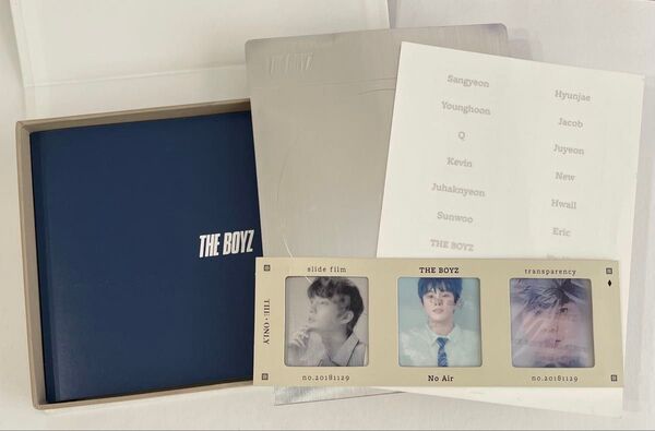 THE BOYZ THE ONLY No Air Ver. 輸入盤 CD キュー フィルム ステッカー 韓国 アルバム