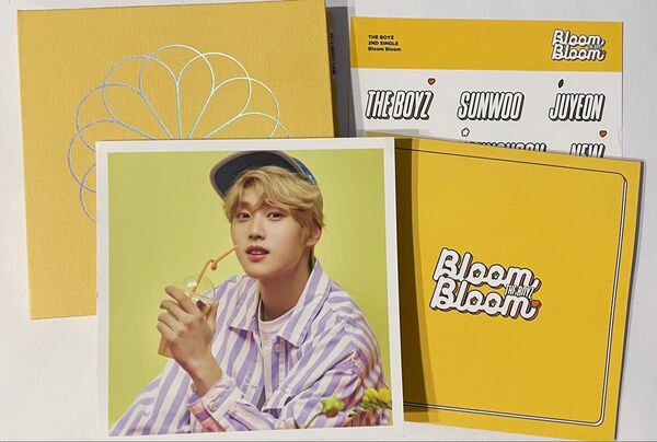 THE BOYZ Bloom Bloom HEART ver. 輸入盤 CD ジェイコブ JACOB ポップアップカード