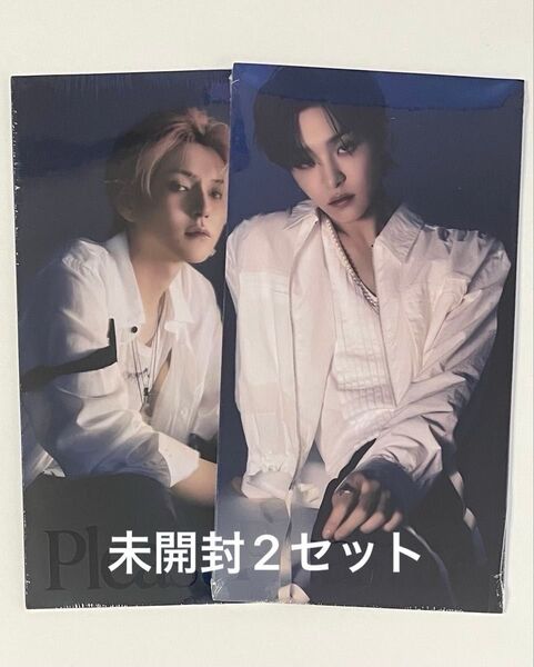 2枚セット TREASURE ジフン ヨシ pleasure 未開封 blue トレカ 封入 韓国 CD yellow