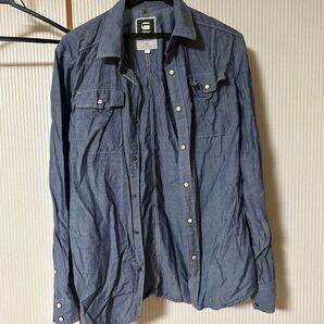 G-STAR RAW デニムシャツ Mサイズ ブルー