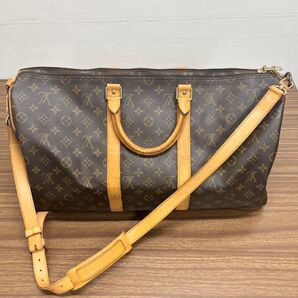 ◎ LOUIS VUITTONルイヴィトンモノグラムキーポル50ボストンバッグバンドリエール旅行鞄 M41416 VI0961