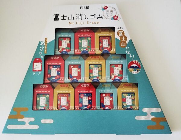 新品★お守り富士山消しゴム PLUS 消しゴム 富士山消しゴム 沖縄バージョン6個セット