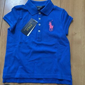 POLO RALPH ビッグポニー ポロラルフローレン 半袖ポロシャツ フレンチスリーブ キッズ タグ付き