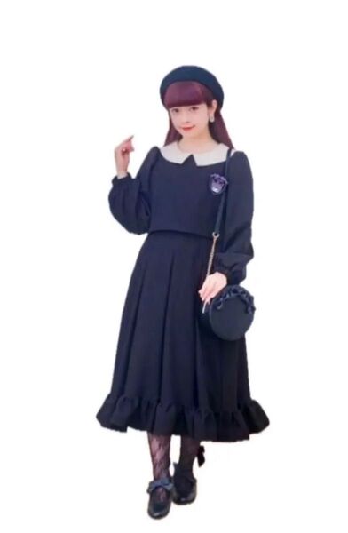 【限界価格】サンリオ × 青木美沙子 × しまむら コラボ ワンピース クロミ 未使用品