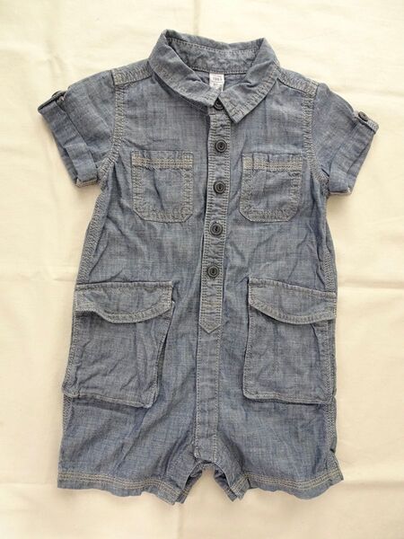 baby GAP★ベビーギャップ★ショートオール★デニム★80★12-18months
