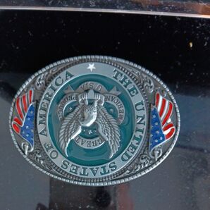 アメリカ ベルトバックル