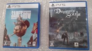 #3810 ※動作未確認ゲーム PS5 2点まとめ セインツロウ/デモンズソウル Saints Row/Demon’s Souls 現状保管品 詳細不明