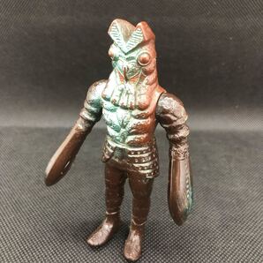 バルタン星人ミニソフビ ソフビ バンダイ 当時物 昭和 黒 ブラック