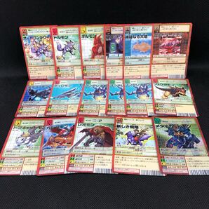 旧デジモンカード デジモンカード 赤枠 字レア ノーマル 16枚 メタルガルルモンあり D①