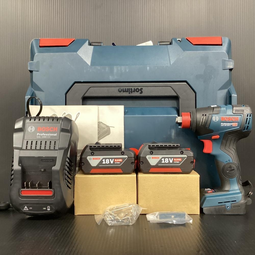 016■未使用品■BOSCH　ボッシュ コードレスインパクトドラバ GDX18V-200C　本体のみ　*長期保管品の為傷汚れ有 Yahoo!オークション -「bosch ボッシュ インパクト」の落札相場・落札価格