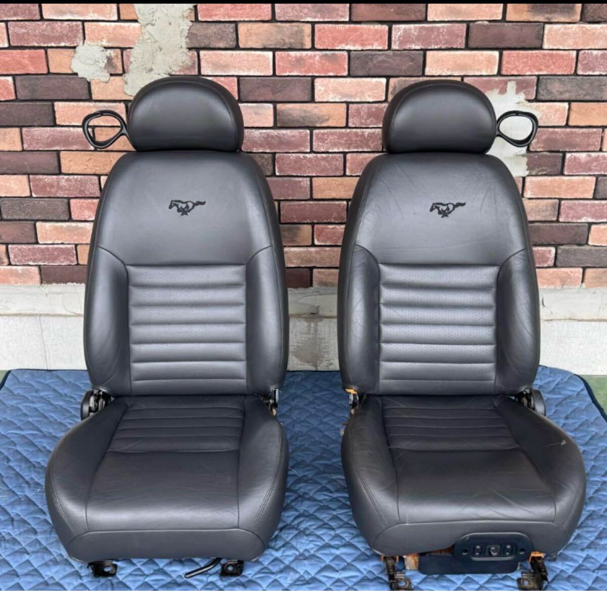 マスタング黒 レザー バイクシート マスタング黒 レザー バイクシート PLOT｜MUSTANG/マスタング