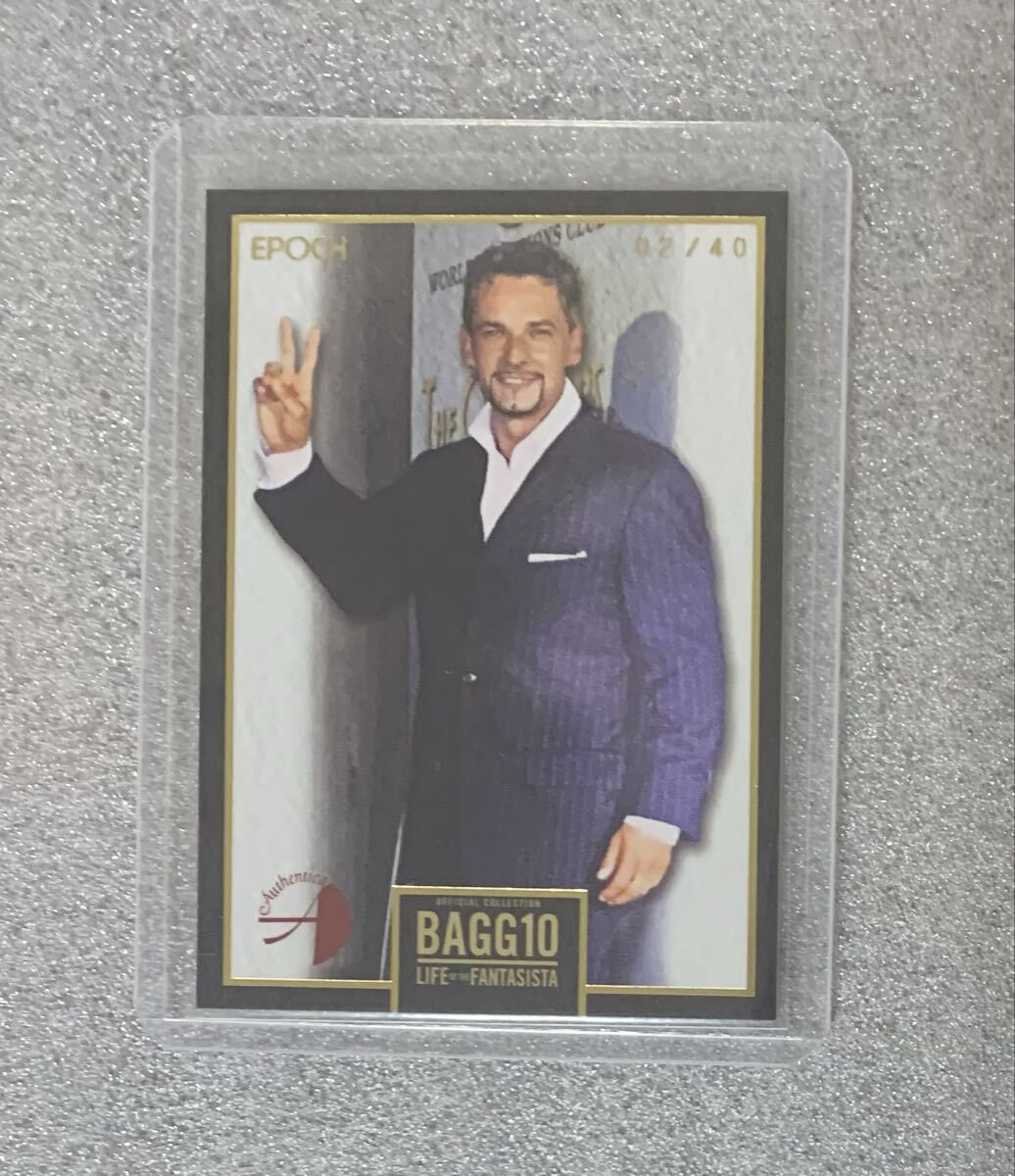 EPOCH 2016　ROBERTO BAGGIO　レギュラーカード　40枚限定 EPOCH 2016 ROBERTO BAGGIO レギュラーカード 40枚限定 EPOCH
