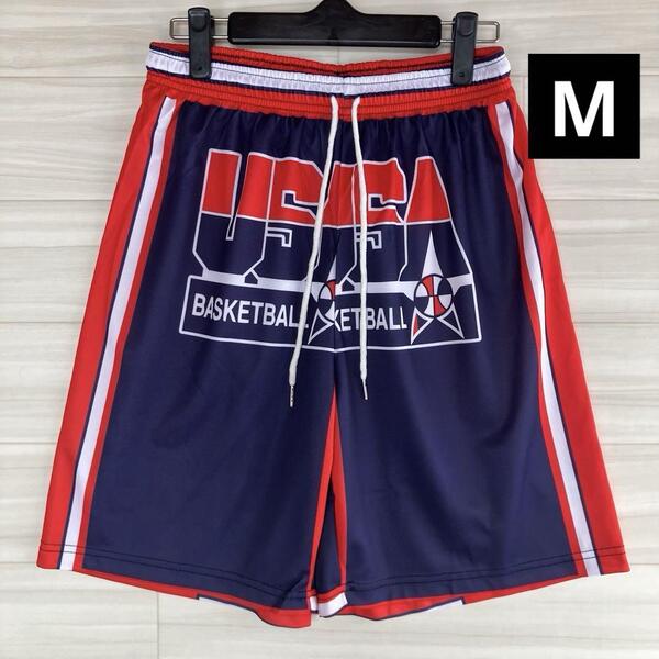 ★未使用品 バスケットボール USA代表 DREAMTEAM ドリームチーム NBA バスパン L ショーツ ユニフォーム ジャージ ハーフパンツ 新品