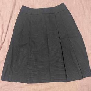 ※Bランク※【中古】BONMAX_9号_プリーツスカート(チェック)AS2250/ボンマックス/Amatir/かわいいOL制服/おしゃれ会社事務服