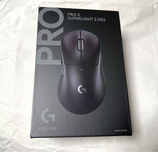 未開封 Logicool G PRO X SUPERLIGHT 2 DEX GPROXSL-WLDEXBK / 8000Hz ブラック ロジクール ゲーミングマウス