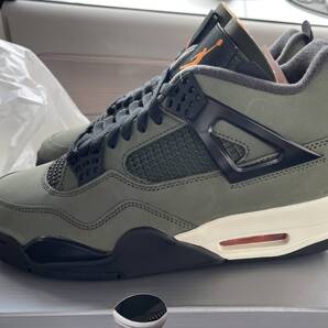 【27.0cm】UNDEFEATED × Nike Air Jordan 4 Retro Deep Green IB1519-200 アンディーフィーテッド ナイキ