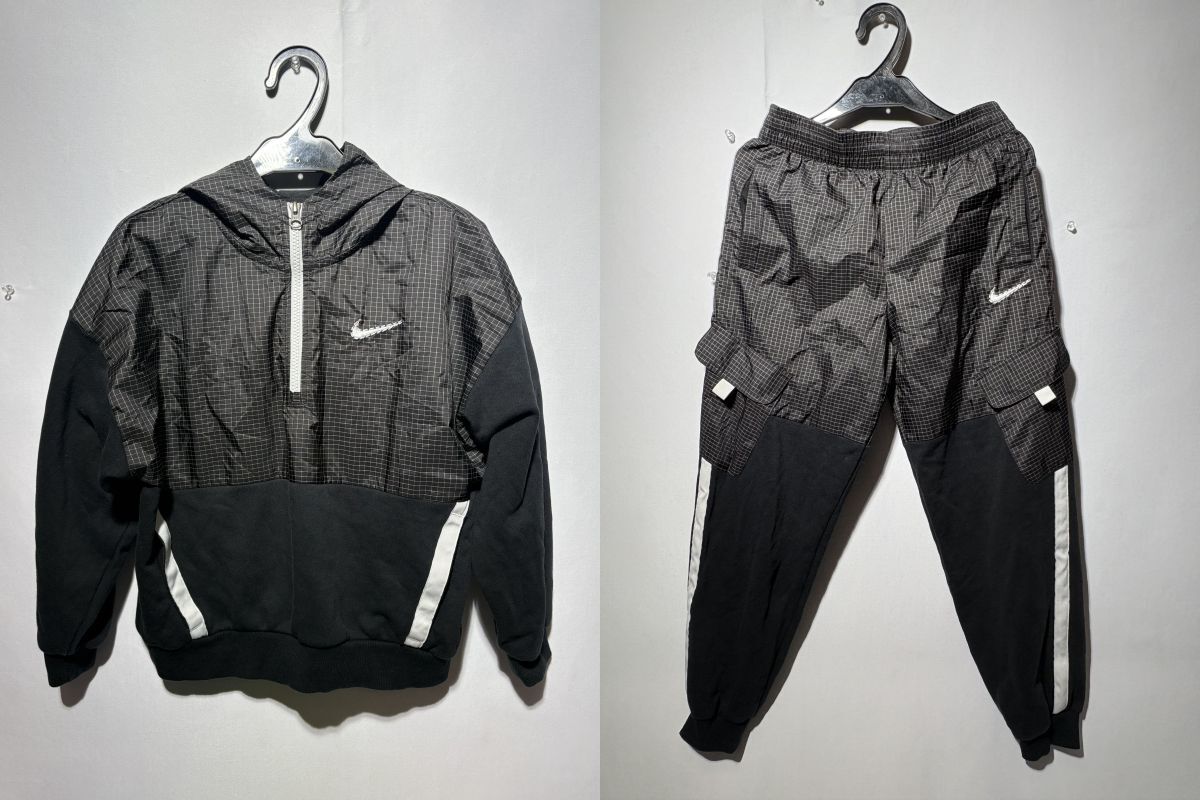 NIKE セットアップ　プルオーバー　ナイロン　黒 楽天市場】セットアップ ナイキ ナイロンの通販
