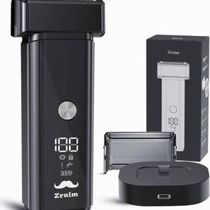 ひげそり 電動シェーバー 髭剃り 電動 シェーバー メンズ 往復式 2段階変速 3枚刃