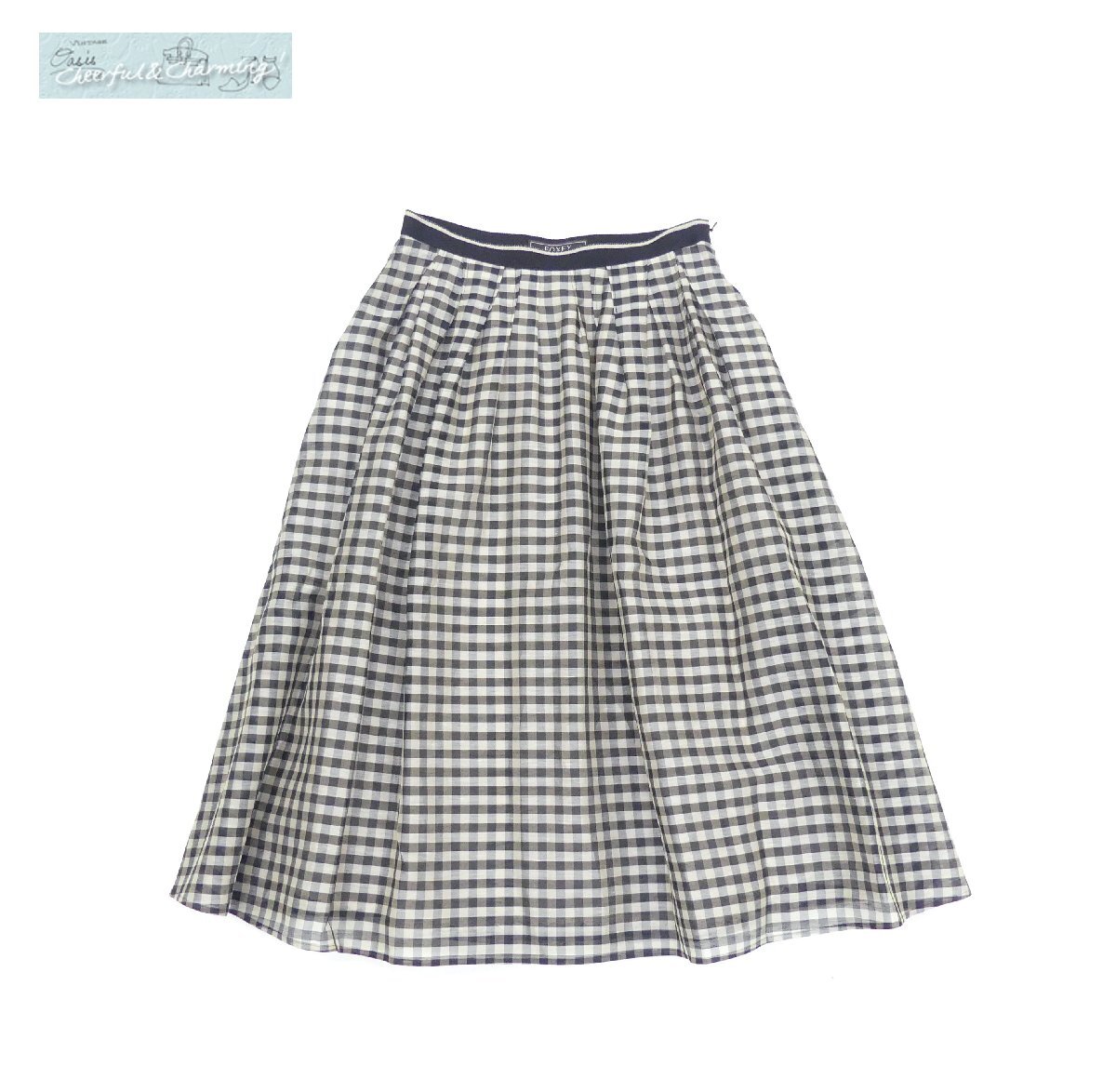 【お値下げ】FOXEY リネン　スカート　フォクシー　foxey　38 フォクシー FOXEY オレンジ リネン スカート 38 SP | フォクシー