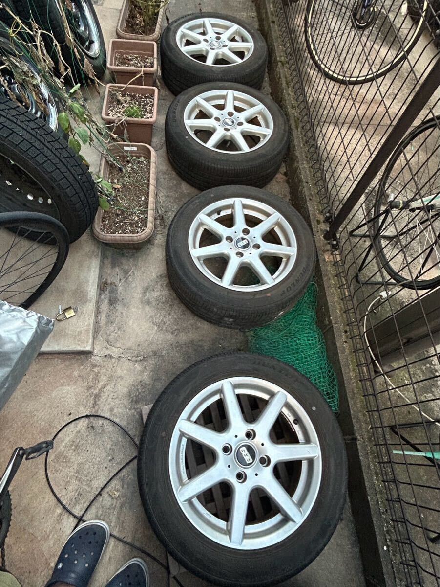 トヨタ純正 205/55R16 bbsホイールセット1本セット④ 2021年製 新車外し】トヨタ 80 ノア ヴォクシー HV 純正 BBS製