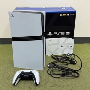 (32) Sony PlayStation5 Pro CFI-7000B01 ソニー プレステ5 プロ PS5 ディスクドライブ非搭載 ケーブル付属 コントローラー付属 通電済み