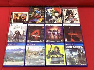 PS4 PS5 ゲームソフト まとめ 風雨来記4 ファークライ サイバーパンク2077 ジャストコーズ4 ヒットマン3 アサシンクリード M-0815-4