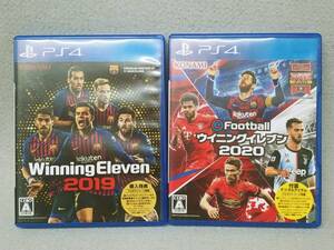 PS4 2個セット ウィニングイレブン2019 / 2020 プレイステーション4 ソフト ディスク コナミ KONAMI