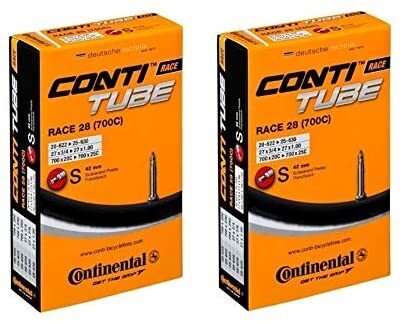 コンチネンタル(Continental) チューブ Race28 700×18-25C(仏式42mm) 2本セット【簡易包装品】箱なし