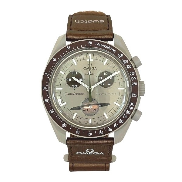 [訳あり]OMEGA スウォッチ　MISSION TO SATURN 中古品 OMEGA Swatch Omega Mission to Saturn スウォッチ × オメガ