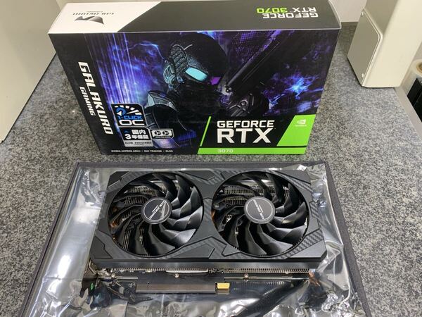 NVIDIA RTX3070 玄人志向 GALAX GALAKURO