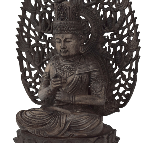 【神像　木彫女神　仏像　外国物 佛　仏】◆仏教美術 インテリア　オブジェ　美術 仏像 釈迦 仏陀 仏像オブジェ 禅 神様 ガーデン 置物 オブジェ