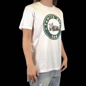 新品 TED テッド テディベア クマ くま ぬいぐるみ 寝転び スタバ ブラック コメディ R指定 映画 パロディ Tシャツ ユニセックス Lサイズ